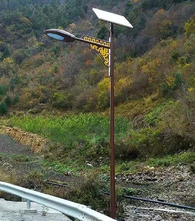 新农村街道太阳能 100wLED 照明灯智慧路灯光伏一体化街道改造