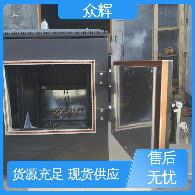 可加指纹数字密码锁 屏蔽机柜厂家 温湿度及泄漏报警 众辉服务器机柜