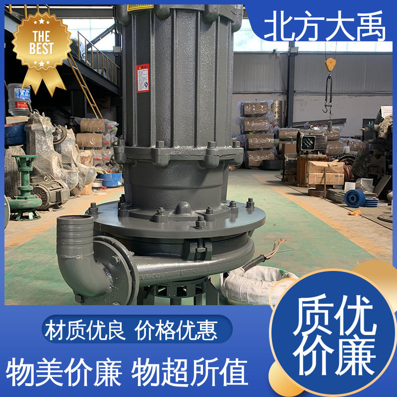 北方大禹 立式潜水渣浆泵 结构紧凑 运行稳定 液体通过能力强