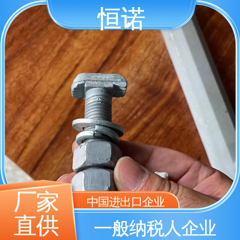 抗拉耐腐蚀 图纸定做 质量保障 哈芬槽道不锈钢T型螺栓 恒诺