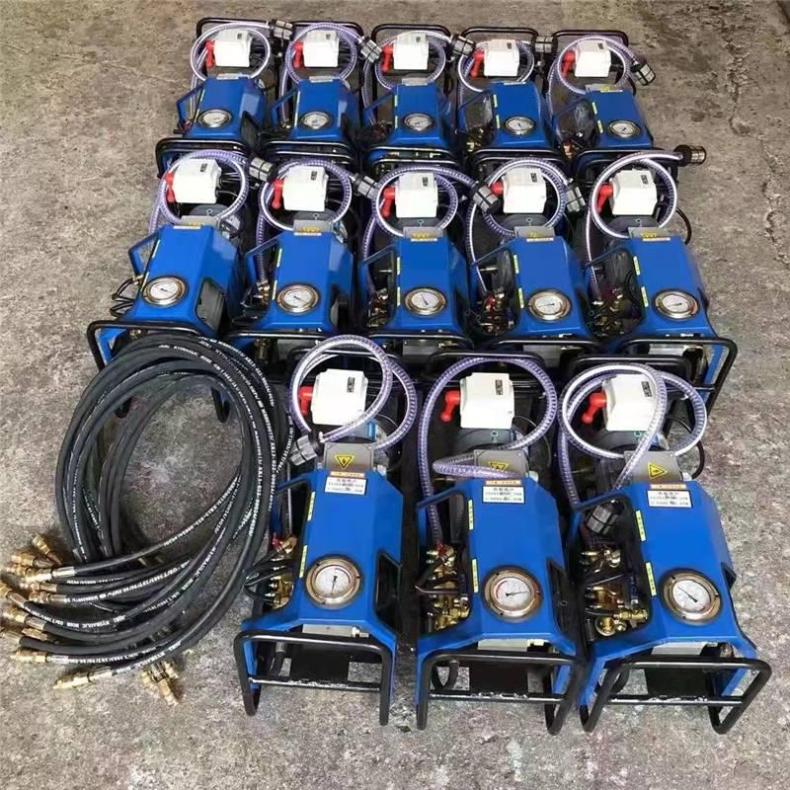 LB-7X10微型电动水压泵电压可选配合胶带硫化机使用