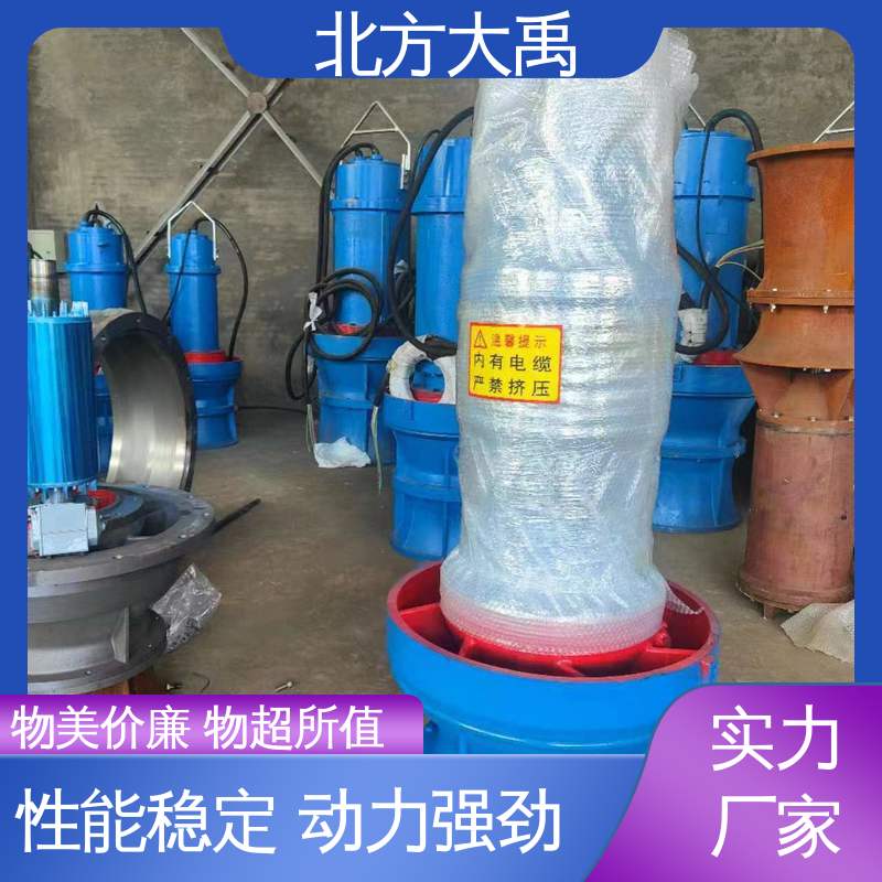 北方大禹 排涝泵站 结构紧凑 运行稳定 电机冷却好
