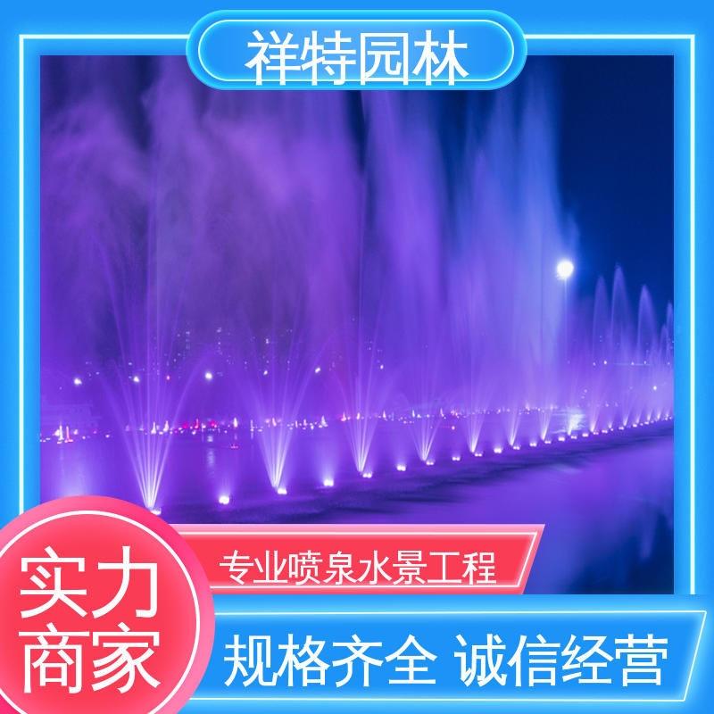 祥特 程序电脑控制 球形喷嘴 多年经验 大型水舞秀
