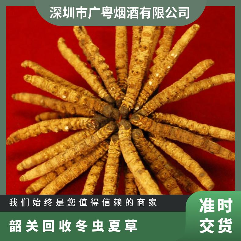 韶关回收冬虫夏草 上门回收虫草燕窝茅台酒洋酒名酒礼品