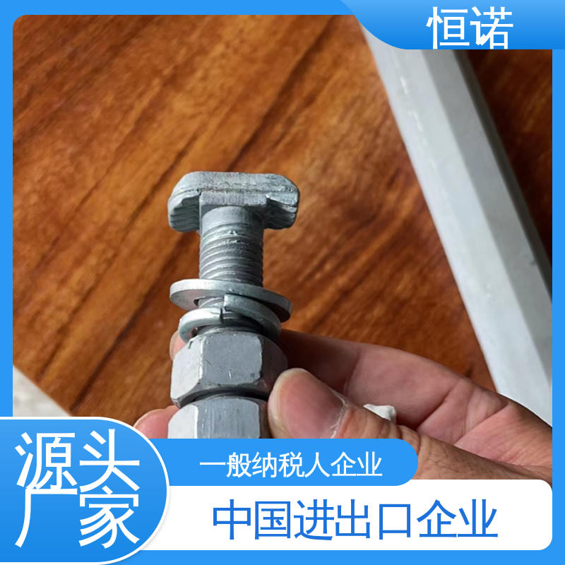 订做异型件 电缆哈芬槽T型螺栓 防腐性好 发货及时 恒诺