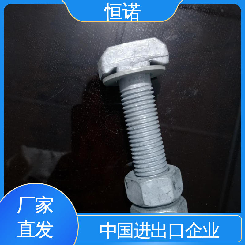 恒诺 防腐金属制品 实体厂家 热镀锌8.8级T型螺栓 来图定做
