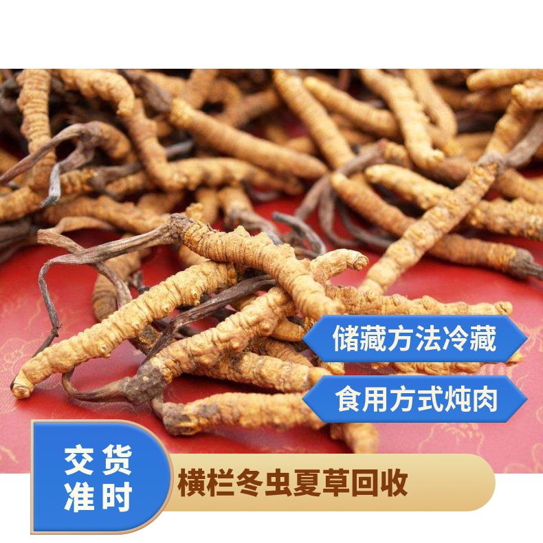 横栏冬虫夏草回收市场价 高价收购虫草燕窝茅台酒洋酒名酒礼品