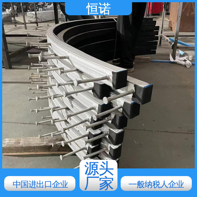 热镀锌弧形预埋槽道 高强度耐腐蚀 生产厂家 来图定做 恒诺