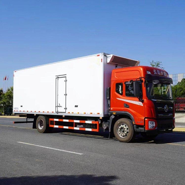 东风华神T5高顶双卧7.9米冷藏车 7米9肉钩车果蔬冻肉冷链车