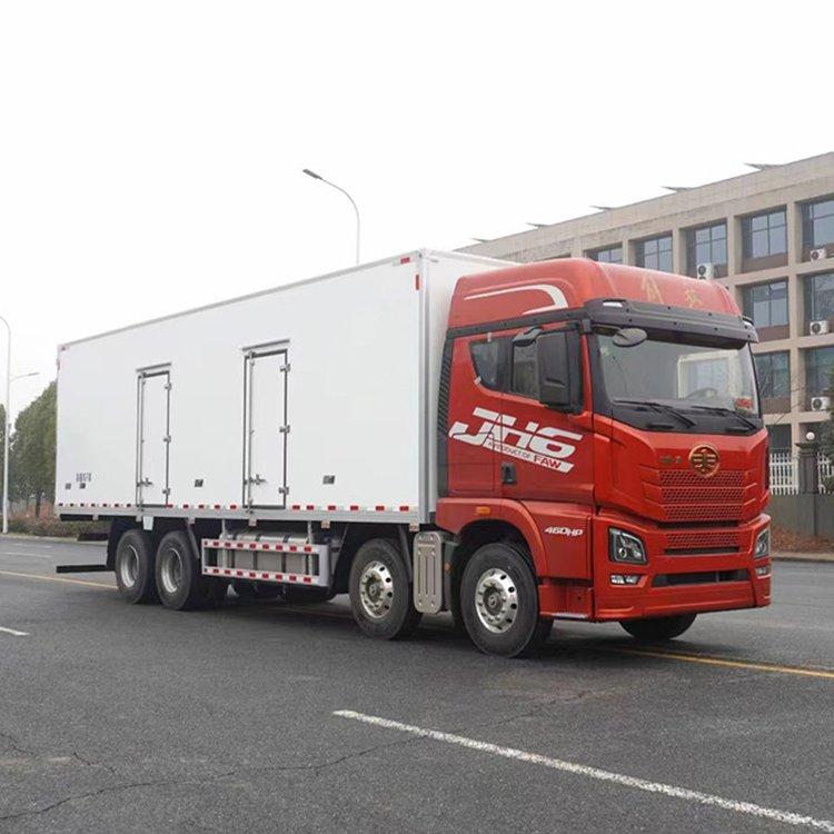 解放JH6高顶双卧9.5米冷藏车 性价比高 肉类海鲜冷链车