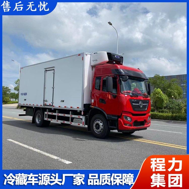 东风天锦6.8米冷藏车 6缸康机260 10吨冻品绿通神机