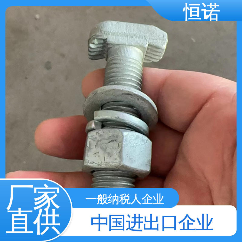 规格齐全 实体厂家 按需定制 地铁哈芬槽用T型螺栓 恒诺