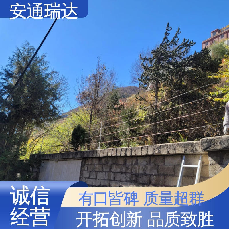 品牌安通瑞达 24小时服务 工业园区围墙 现货充足 脉冲电子围栏避雷器