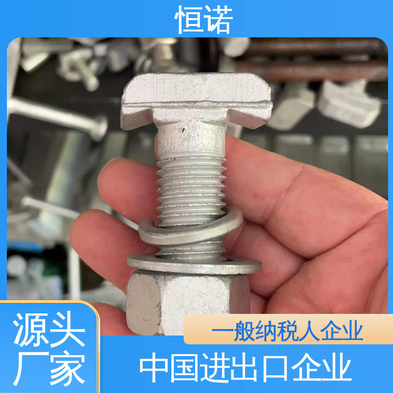 恒诺 地铁预埋槽道T型螺栓 批发零售 防腐金属制品 生产厂家