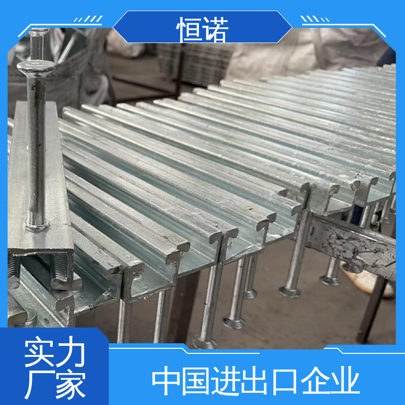 高强度耐腐蚀 热浸锌预埋槽道 图纸定做长度可选 厂家供应 恒诺