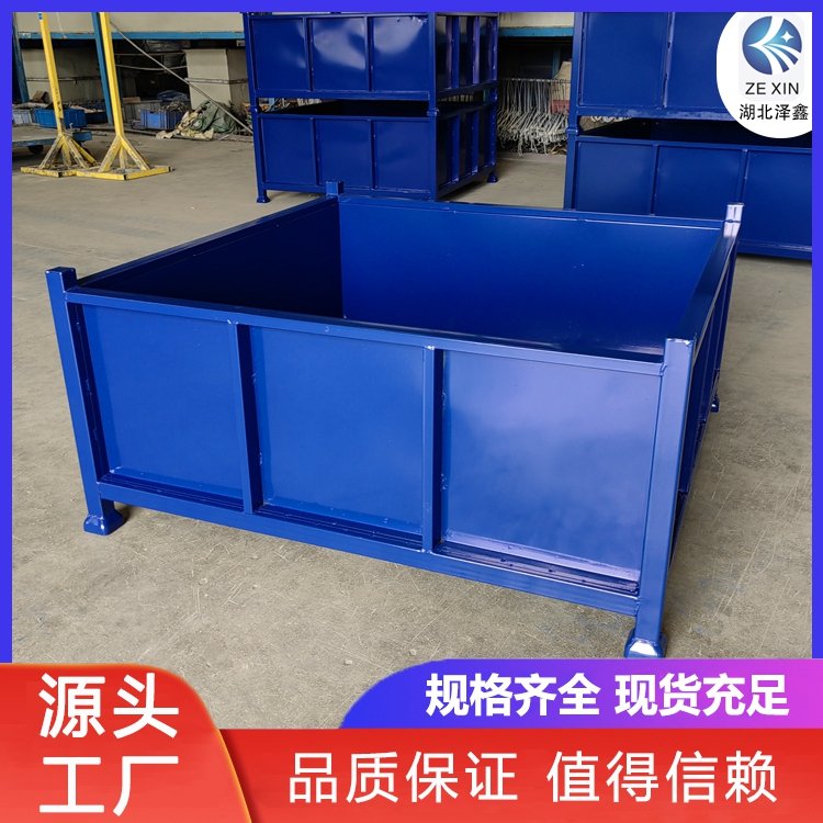 物料金属周转箱 带轮废料收集转运箱 可定制加工循环使用 泽鑫Q