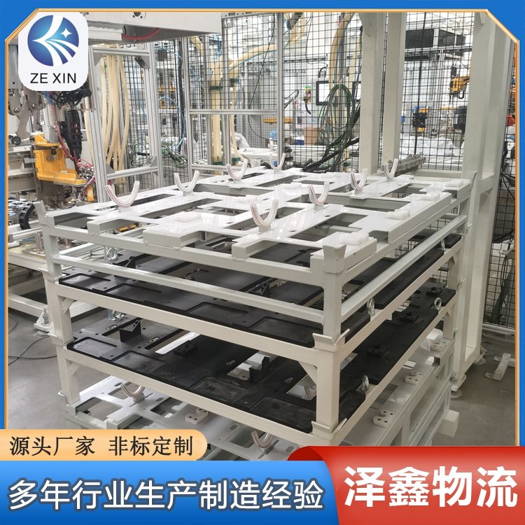 三层工位器具物料架 动力总成件转运架 环保静电喷塑 现货 ZEXIN