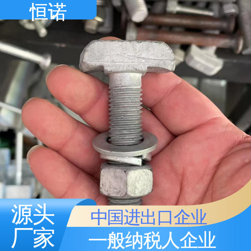 质量保障 规格齐全 8.8级热镀锌预埋槽道螺丝 支持异形件定制 恒诺