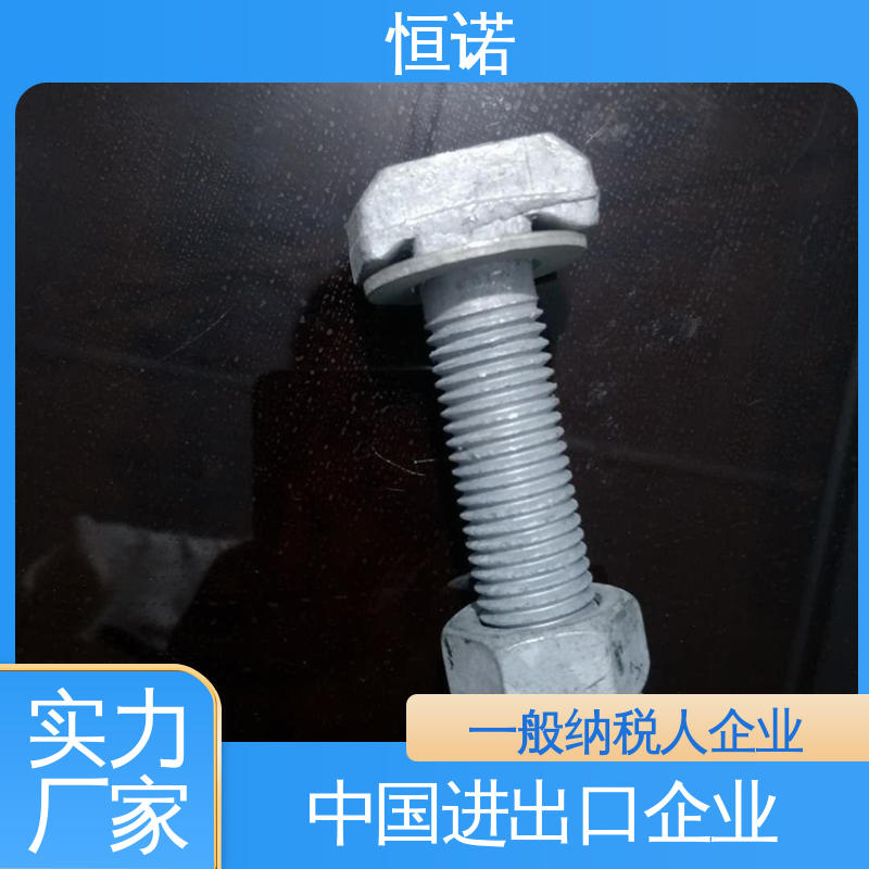 可寄样品 防腐金属制品 厂家供应 地铁哈芬槽用T型螺栓 恒诺