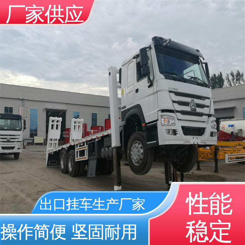 出口随车吊厂家 37吨集装箱侧面吊货物运输容器