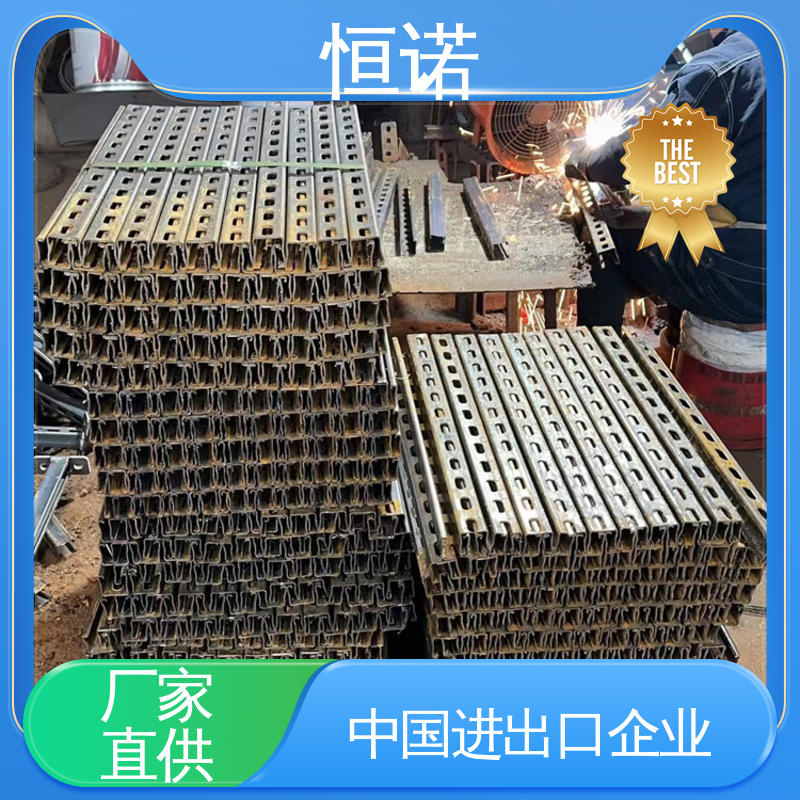 光滑无毛刺 异形件定制 实体厂家 热镀锌管廊支架 恒诺