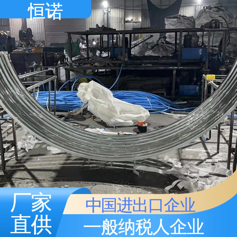 恒诺 装置便捷 支持异形件定制 热镀锌弧形预埋槽道 发货及时