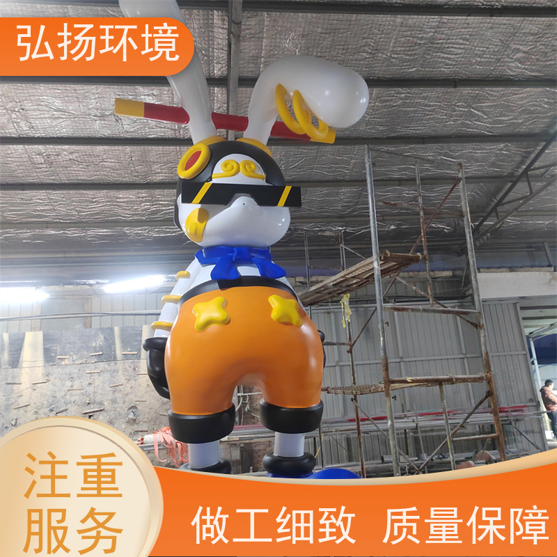 弘扬承接 园林玻璃钢雕塑 手工制作 地标性 工艺成熟