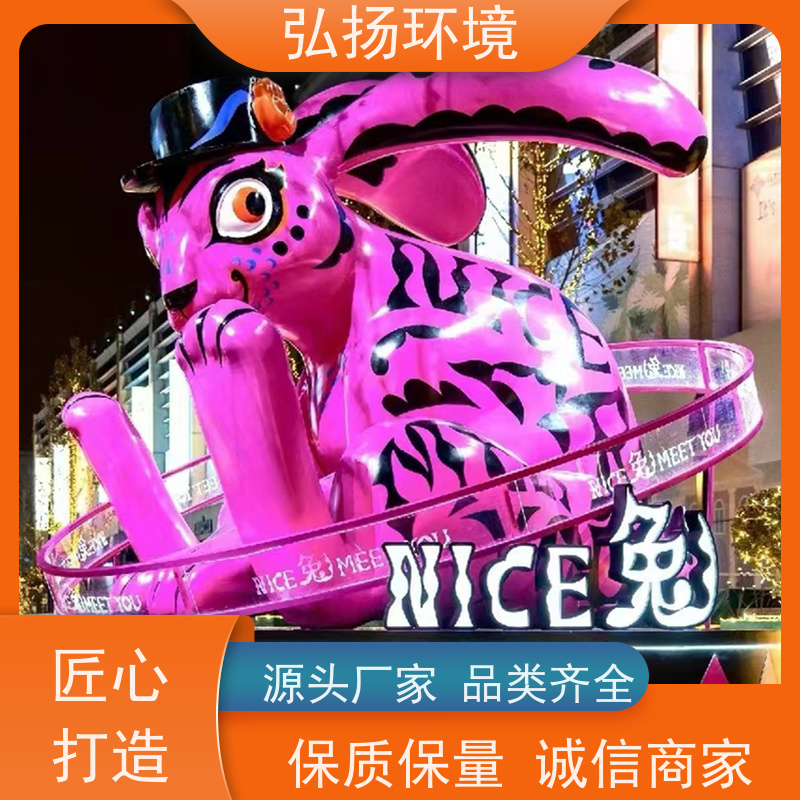 弘扬 小区绿化 玻璃钢雕塑立体人物 无中间商 装饰 设计施工