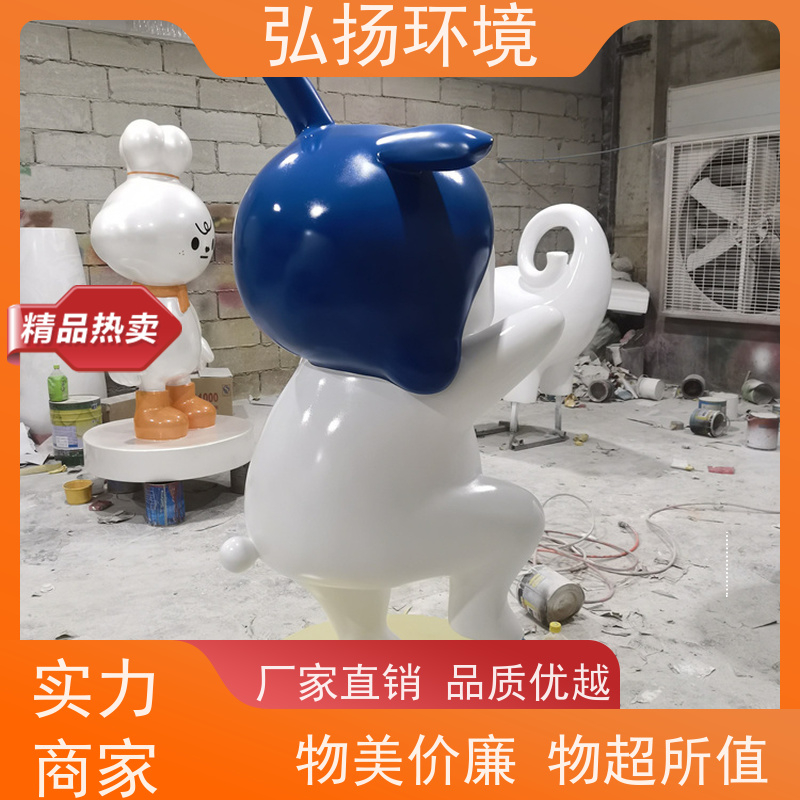 弘扬 可接急单 地标性 工艺成熟 玻璃钢雕塑卡通厂家