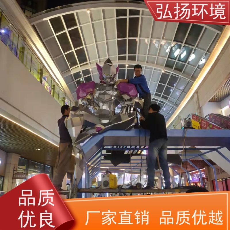 弘扬 草坪 定制玻璃钢大型雕塑 品质保证 耐水耐腐蚀 美观大气