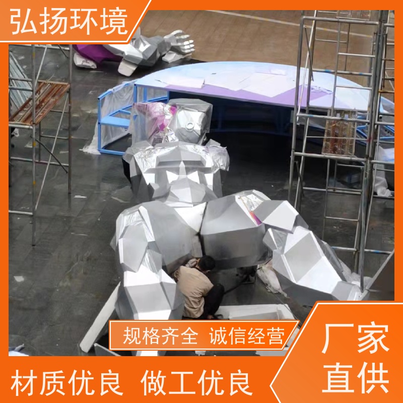 弘扬环境 可接急单 装饰 设计施工 玻璃钢仿铜浮雕人物雕塑
