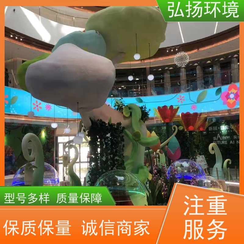 弘扬 小区标志 品质保证 装饰 设计施工 人物玻璃钢雕塑定制