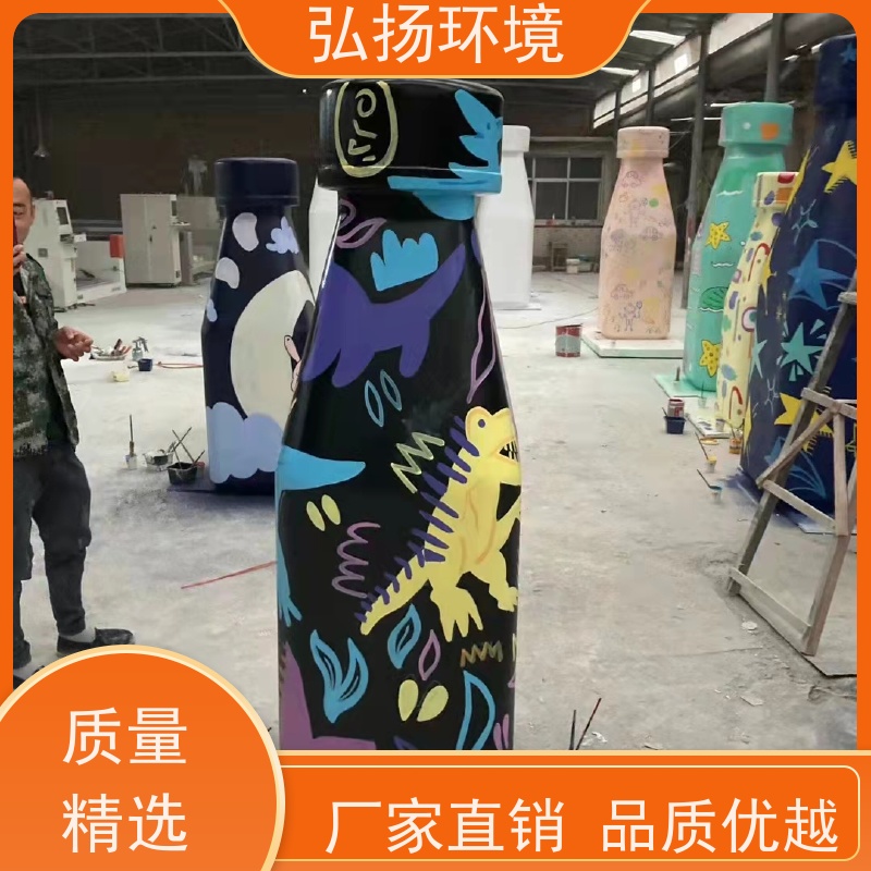 弘扬 草坪 玻璃钢雕塑马定制 上门安装 不褪色 产品精美