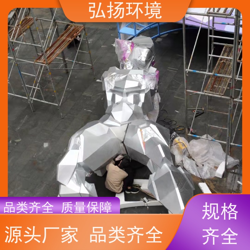 弘扬 售楼部 手工制作 装饰 设计施工 玻璃钢兔子卡通雕塑