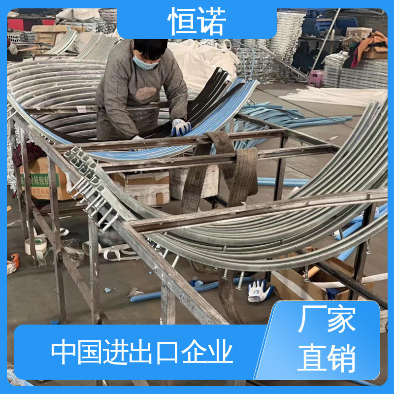 可寄样品 弧形隧道预埋槽钢 实体厂家 高强度耐腐蚀 恒诺