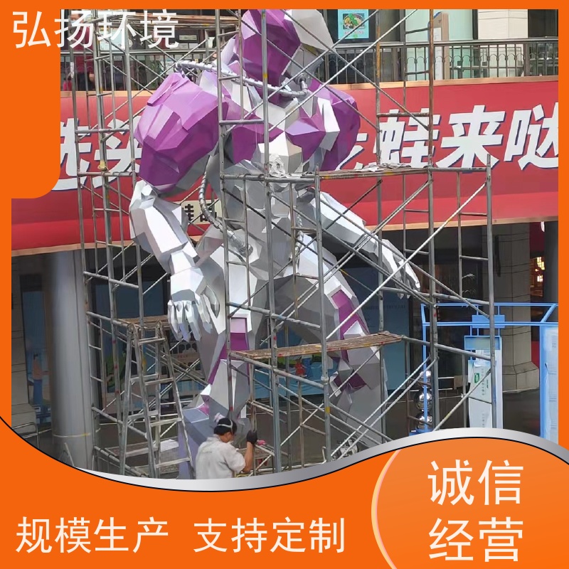 弘扬 市政工程 安装一体 电影电视道具 定制人物玻璃钢雕塑