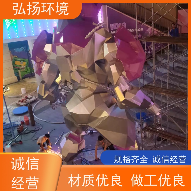 弘扬 售楼部 玻璃钢造型雕塑定做 可接急单 工艺成熟 造景逼真