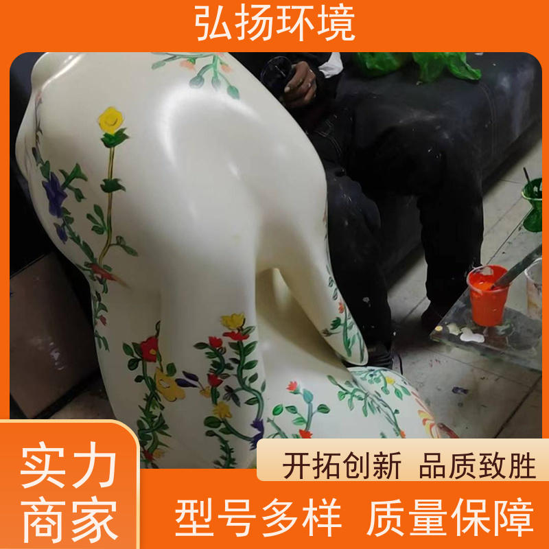 弘扬环境 玻璃钢大型人物雕塑 安装一体 耐腐蚀 