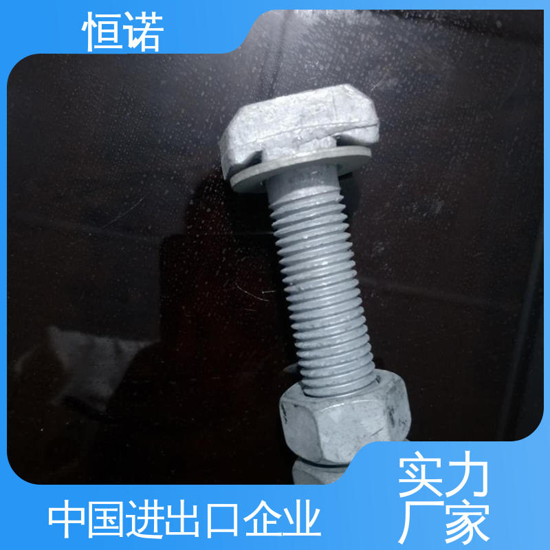 按需定制 热镀锌预埋槽道T型螺栓 发货及时 坚固耐用 恒诺