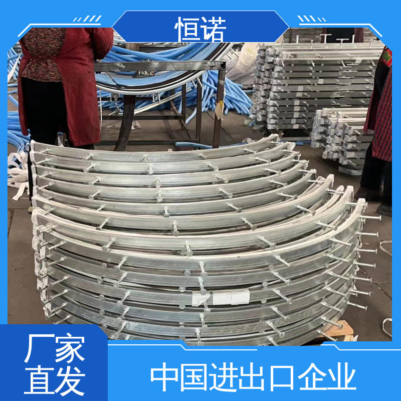 恒诺 牢固耐用 订做异型件 隧道弧形接触网预埋槽道 源头工厂
