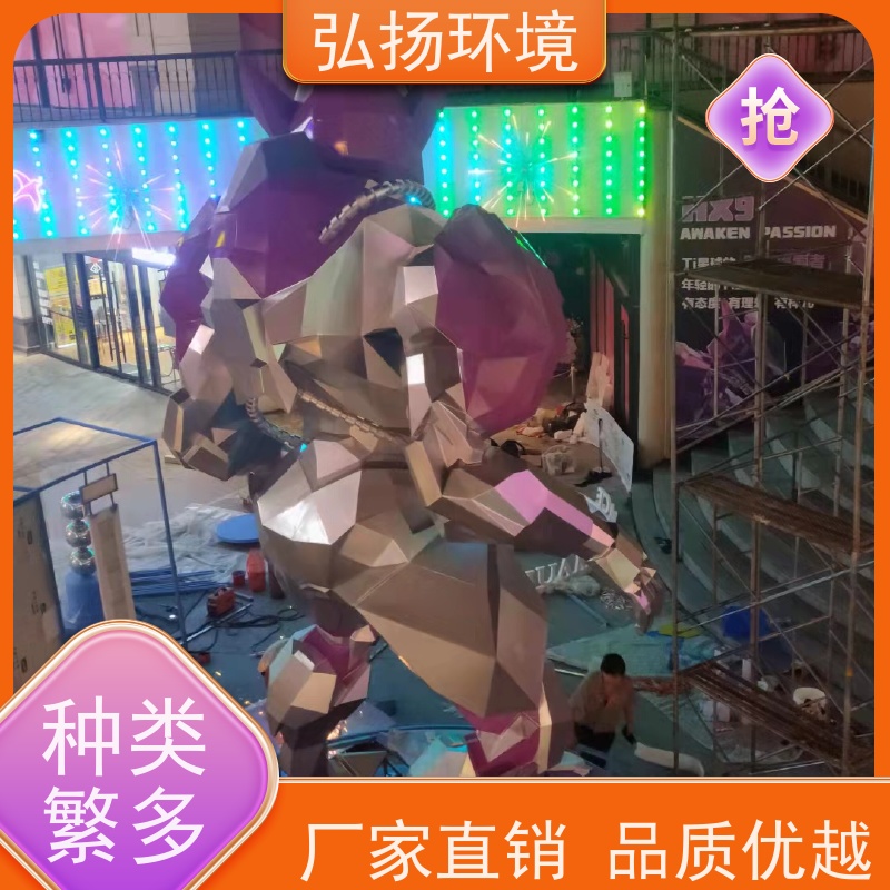弘扬 售楼部 手工制作 地标性 工艺成熟 卡通人物玻璃钢雕塑定制