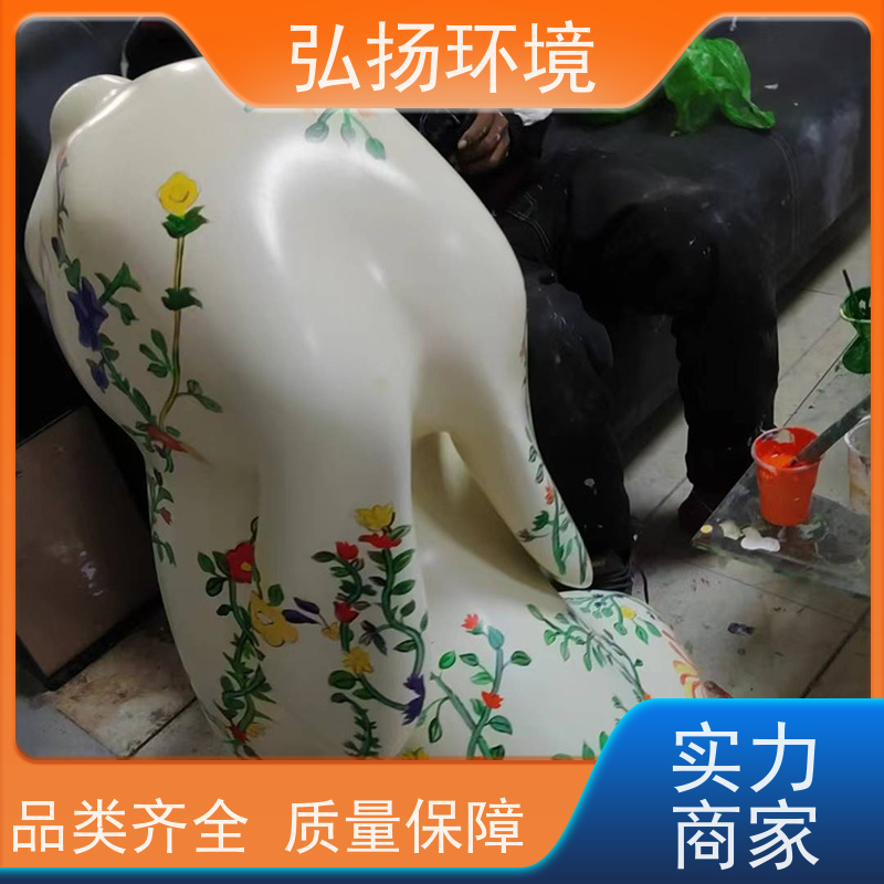 弘扬承接 上门安装 工艺成熟 造景逼真 仿铜人物玻璃钢雕塑