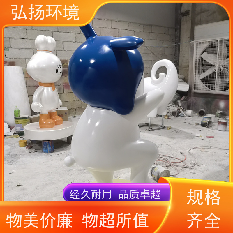 弘扬环境 玻璃钢雕塑古代人物 上门安装 工艺成熟 造景逼真