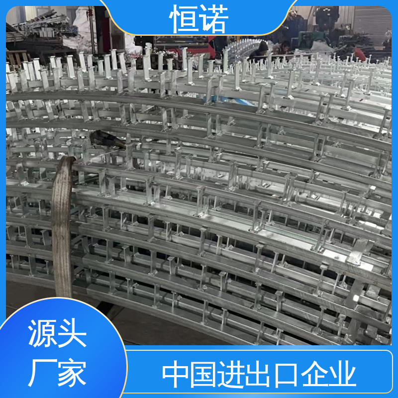 按图定做 弧形接触网预埋槽道 生产厂家 防腐性好 恒诺
