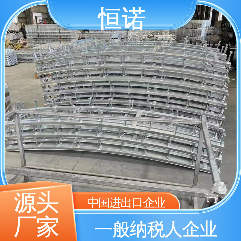 热镀锌弧形预埋槽道 光滑无毛刺 发货及时 按需定制 恒诺
