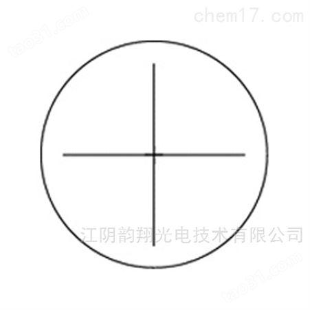 十字分叉线透射分划板