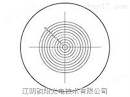 同心圆透射分划板