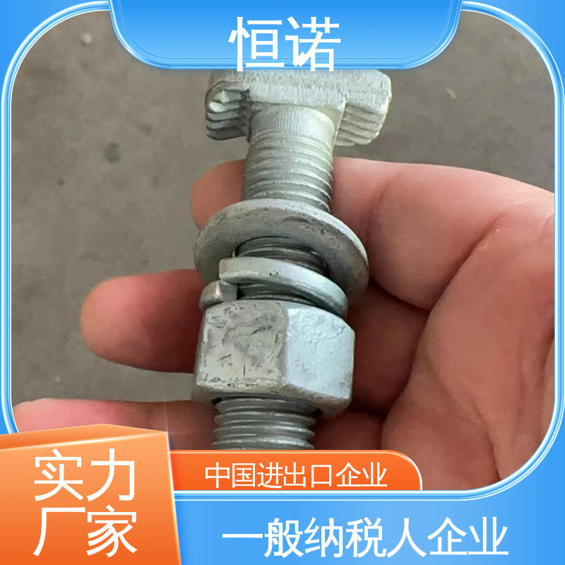 恒诺 发货及时 订做异型件 哈芬槽T型螺栓8.8级 品质保证