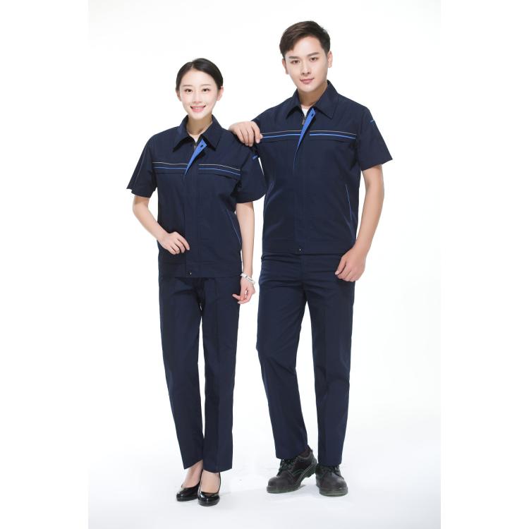 夏季汽修工作服定制吸汗透气耐磨工装定做厂服电焊作业长袖工服