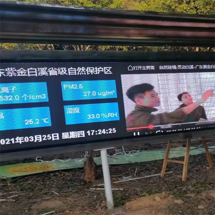 环境信息公示LED显示屏机关单位智慧城市公园小区